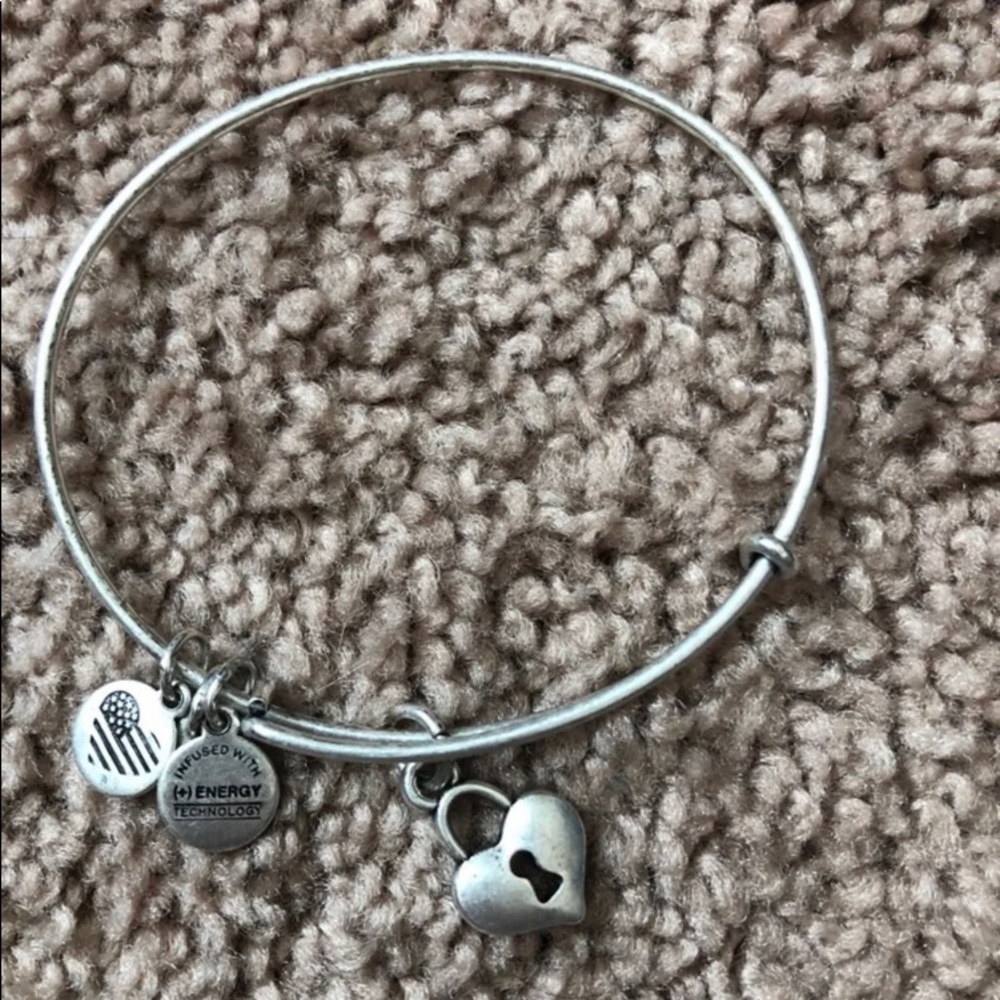 Alex and Ani heart lock bracelet